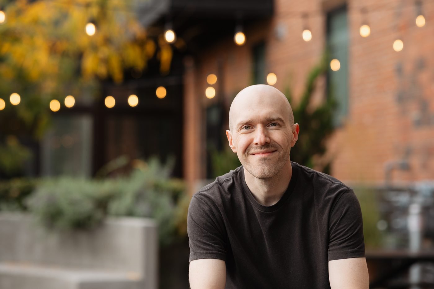 Wade Paterson smiling outdoors